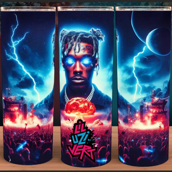 Lil Uzi Vert Lightning Concert Cup Mug Tumbler 20oz - Picture 1 of 3